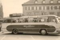Historischer Reisebus der Firma Grötzinger
